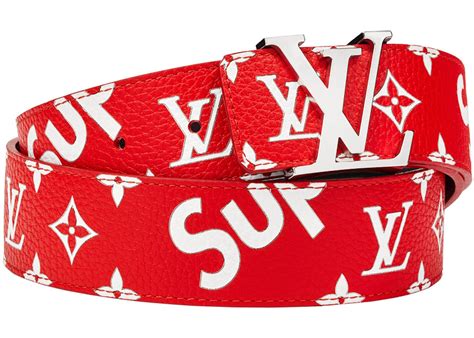 louis vuitton x supreme belt